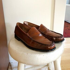 G.H. Bass Whitney Easy Weejuns Loafers in Cognac Brown